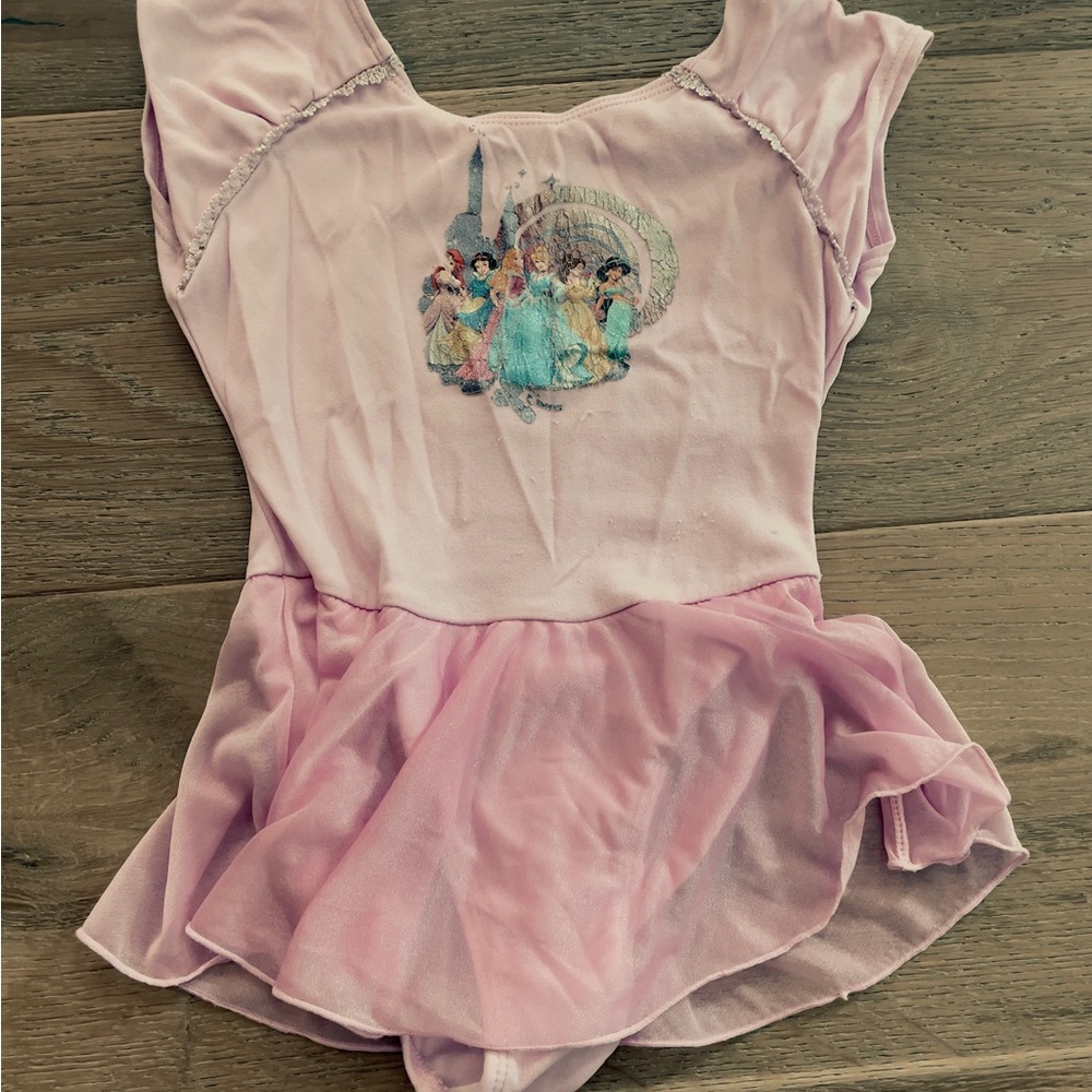Disney ballerina Ballet Leotard Pink Dance Costume for Kids size Small